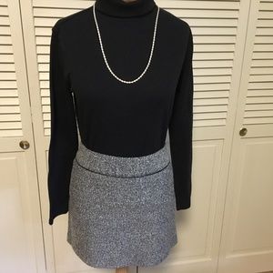 A. Byer - dark gray and black short skirt